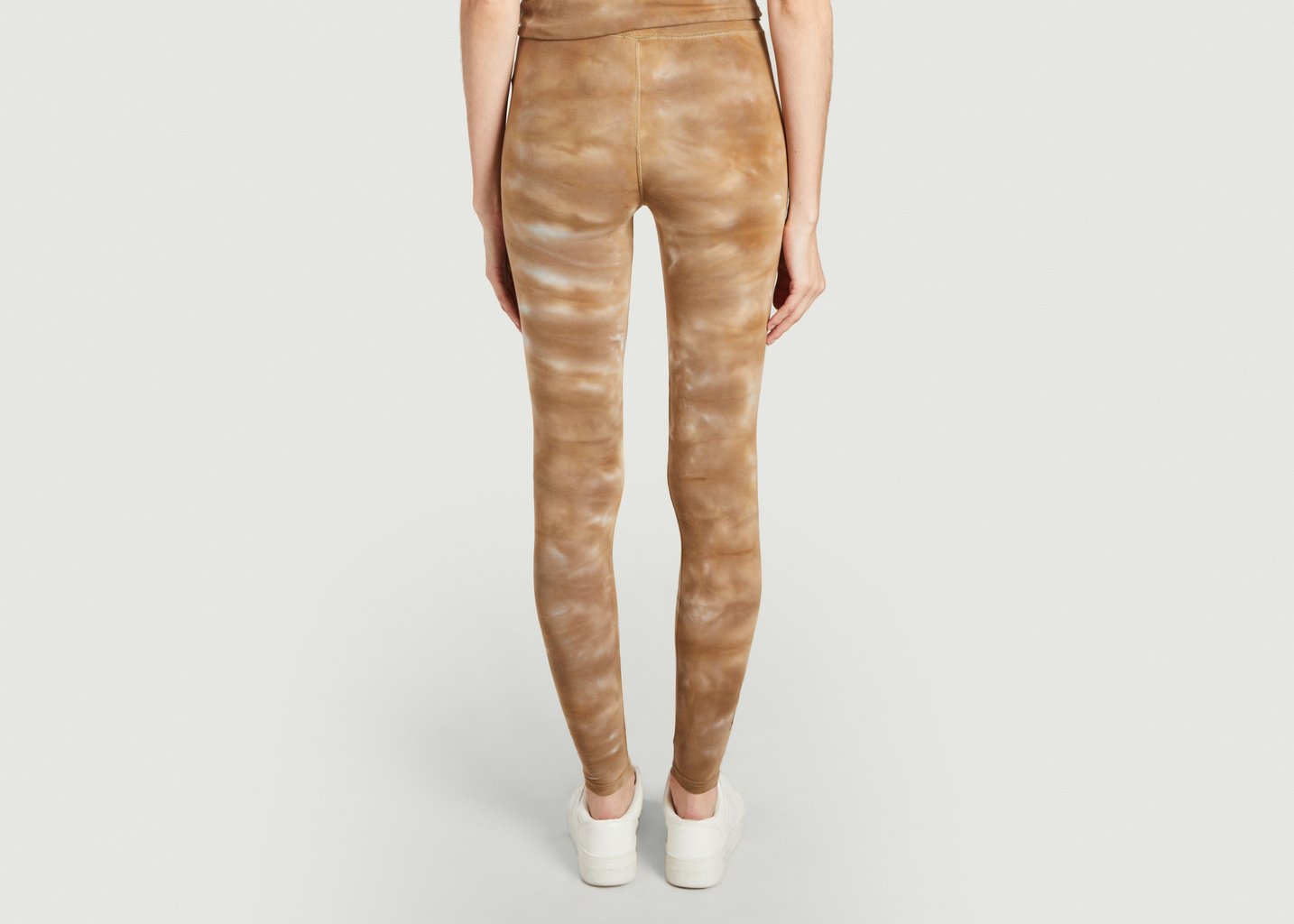 L'exception Legging De Sport Tie And Dye Solos 2 Marron Ellesse