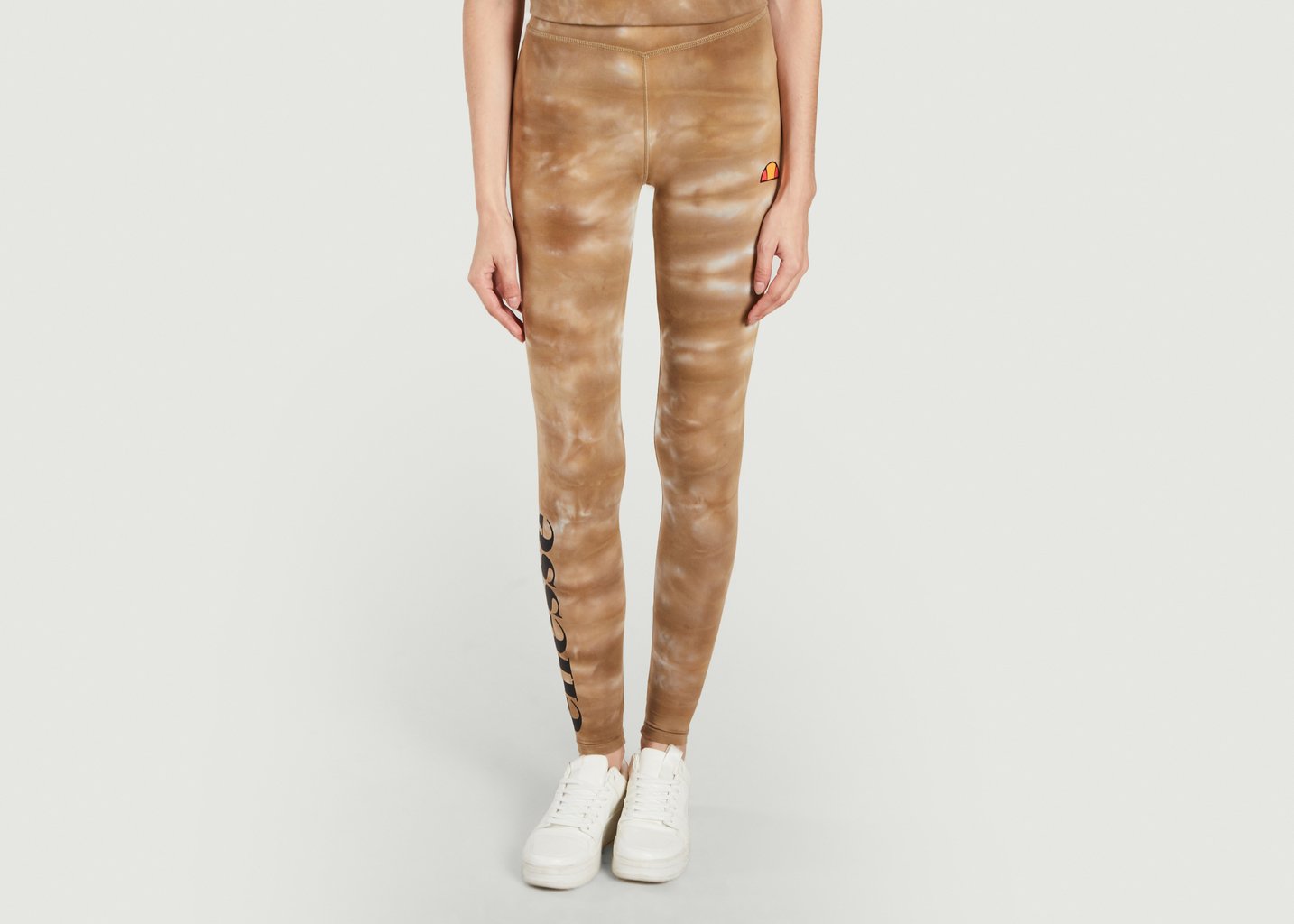 l'exception Legging de sport tie and dye Solos 2 Marron Ellesse
