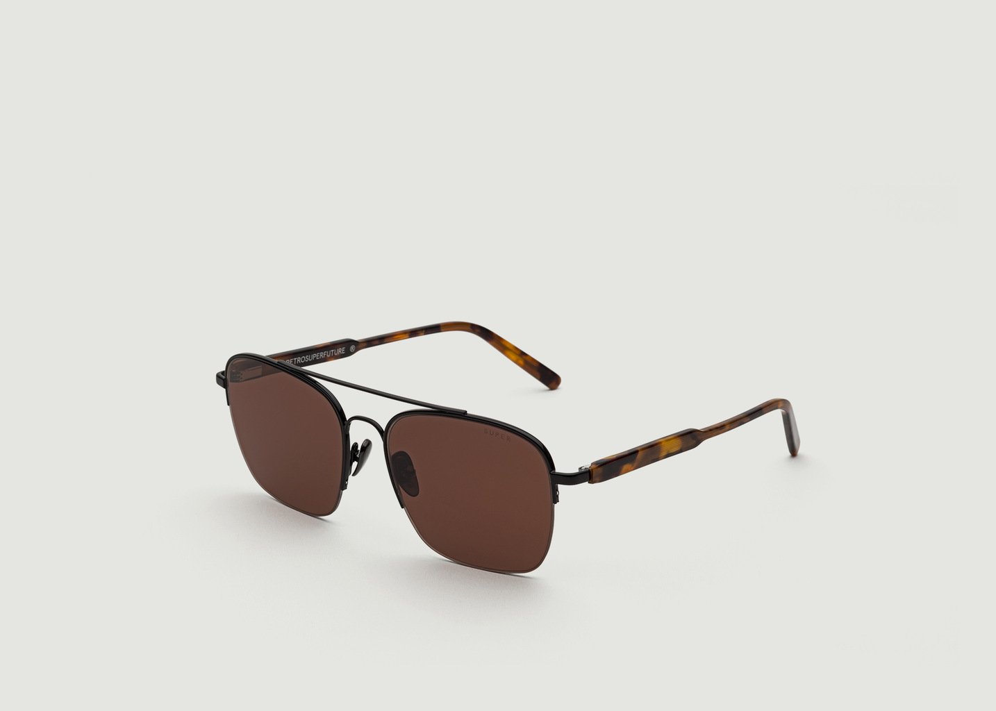l'exception Lunettes de soleil Adamo Marron RETROSUPERFUTURE