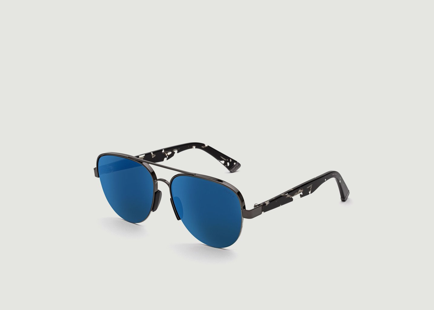 l'exception Lunettes de Soleil Air Blue Mirror Noir RETROSUPERFUTURE