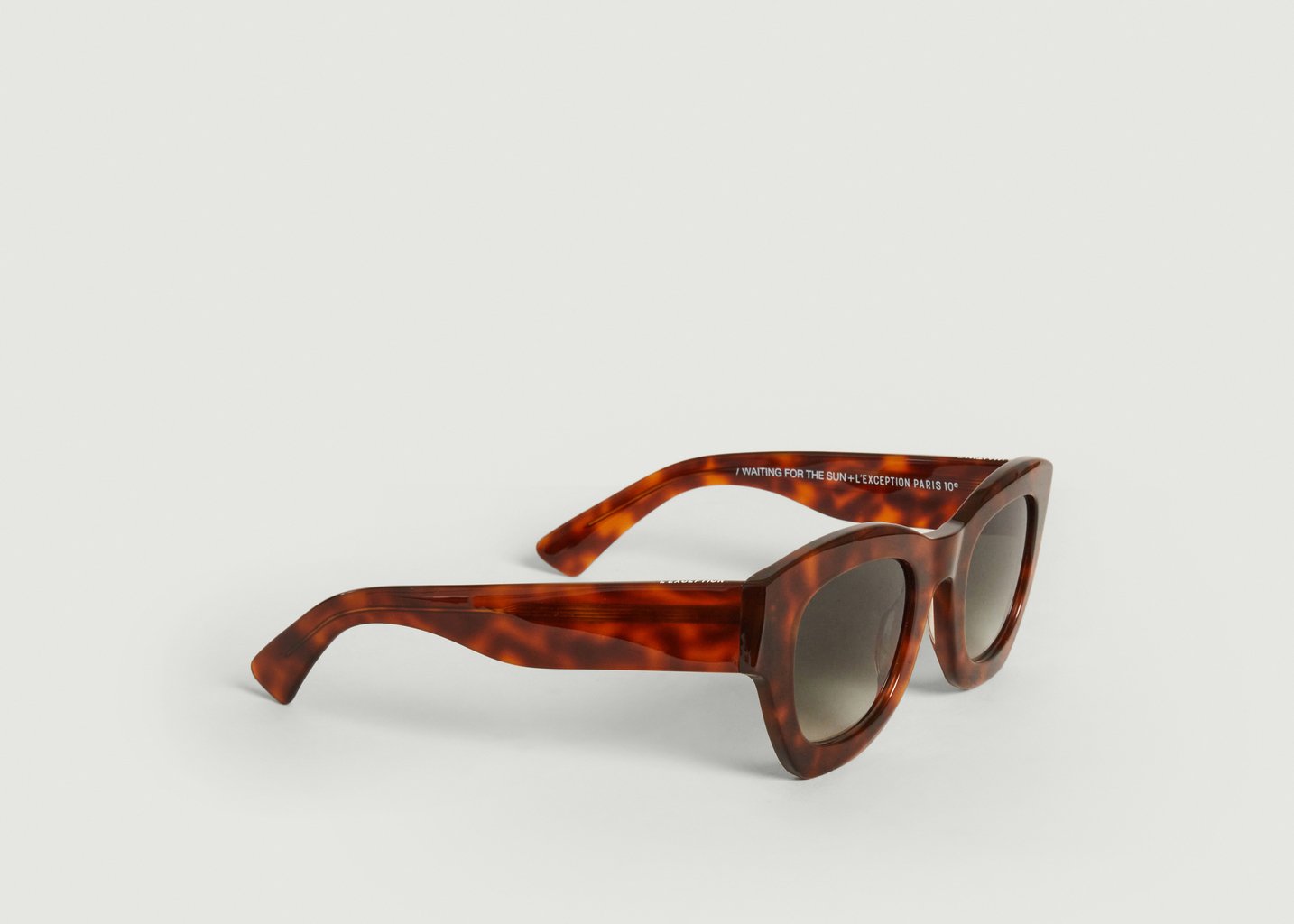 L'exception Lunettes De Soleil Collab Waiting For The Sun X L'Exception Paris Ambre L'Exception Paris