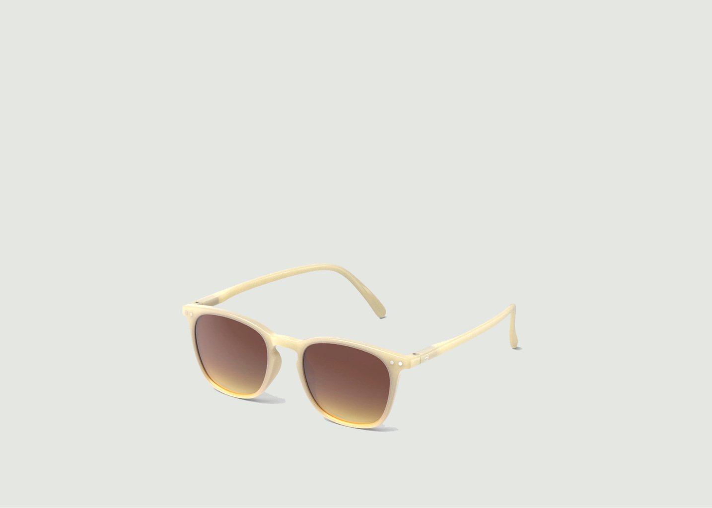 L'exception Lunettes De Soleil Forme #E Trapèze Iconique Beige Izipizi