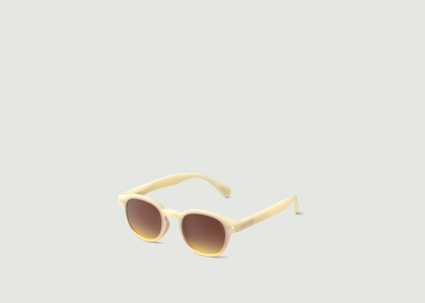 L'exception Lunettes De Soleil Junior Sun # C La Carrée Rétro Beige Izipizi