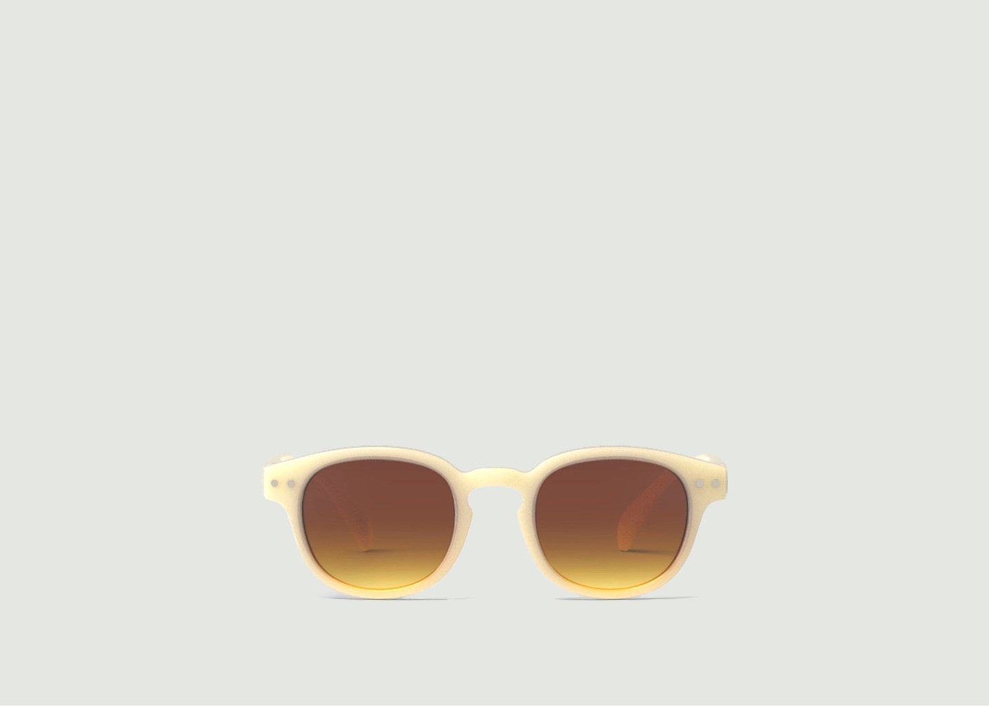l'exception Lunettes de soleil Junior Sun # C la carrée rétro Beige Izipizi