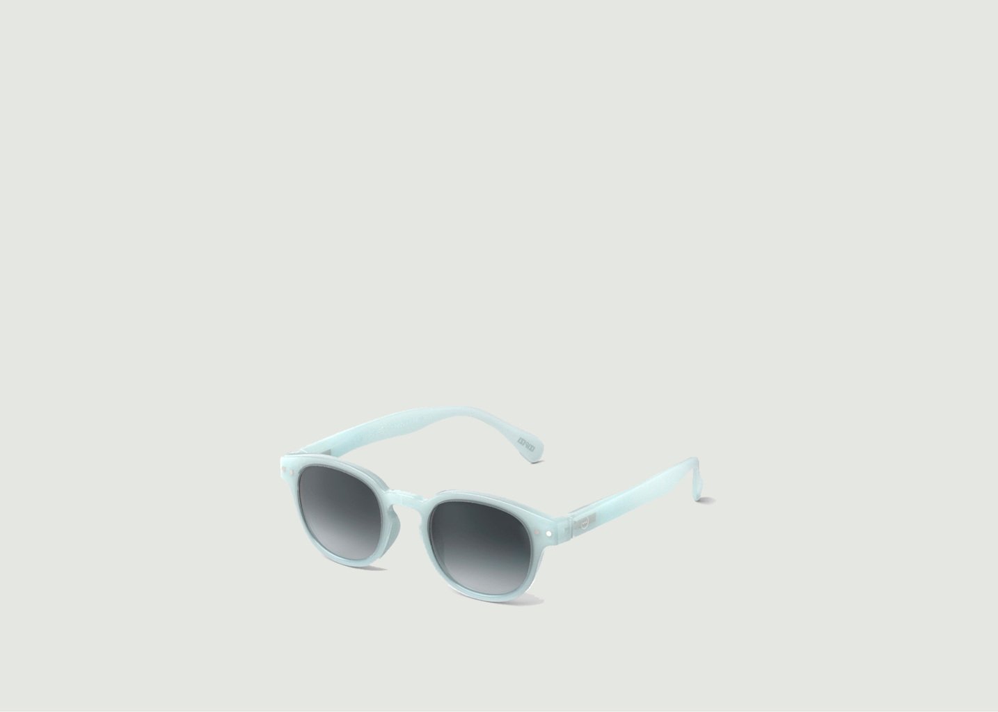 L'exception Lunettes De Soleil Junior Sun # C La Carrée Rétro Bleu Clair Izipizi