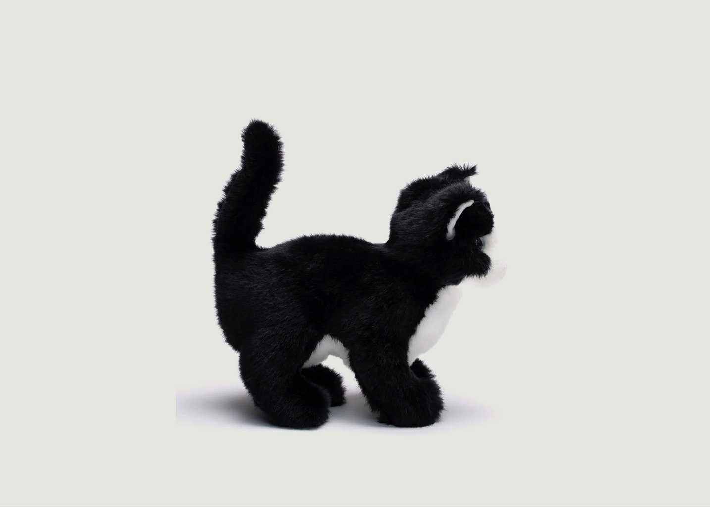 L'exception Ma Peluche Chat Gustave Noir La Pelucherie