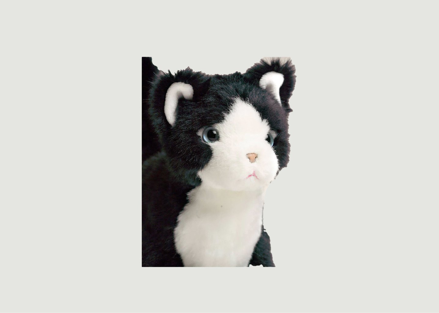 L'exception Ma Peluche Chat Gustave Noir La Pelucherie