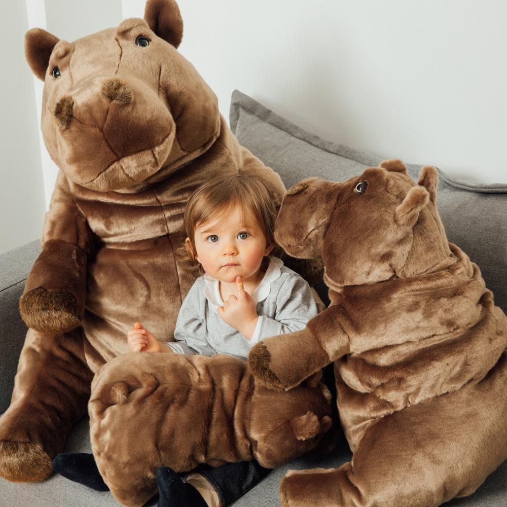 L'exception Ma Peluche Hippopotame Edgar Brun La Pelucherie