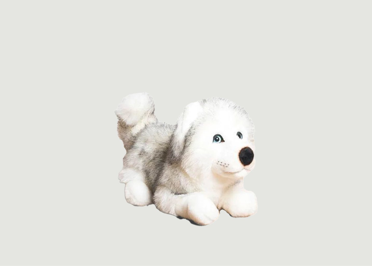 l'exception Ma peluche Husky Léonard Blanc La Pelucherie