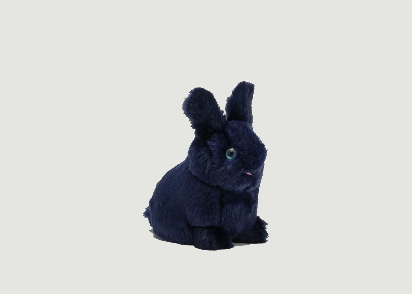 l'exception Ma peluche Lapin Léon Bleu Marine La Pelucherie