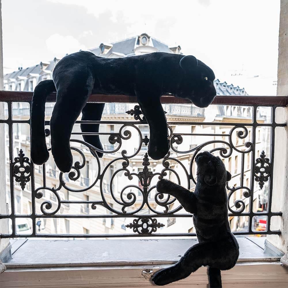 L'exception Ma Peluche Panthère Zélie Noir La Pelucherie