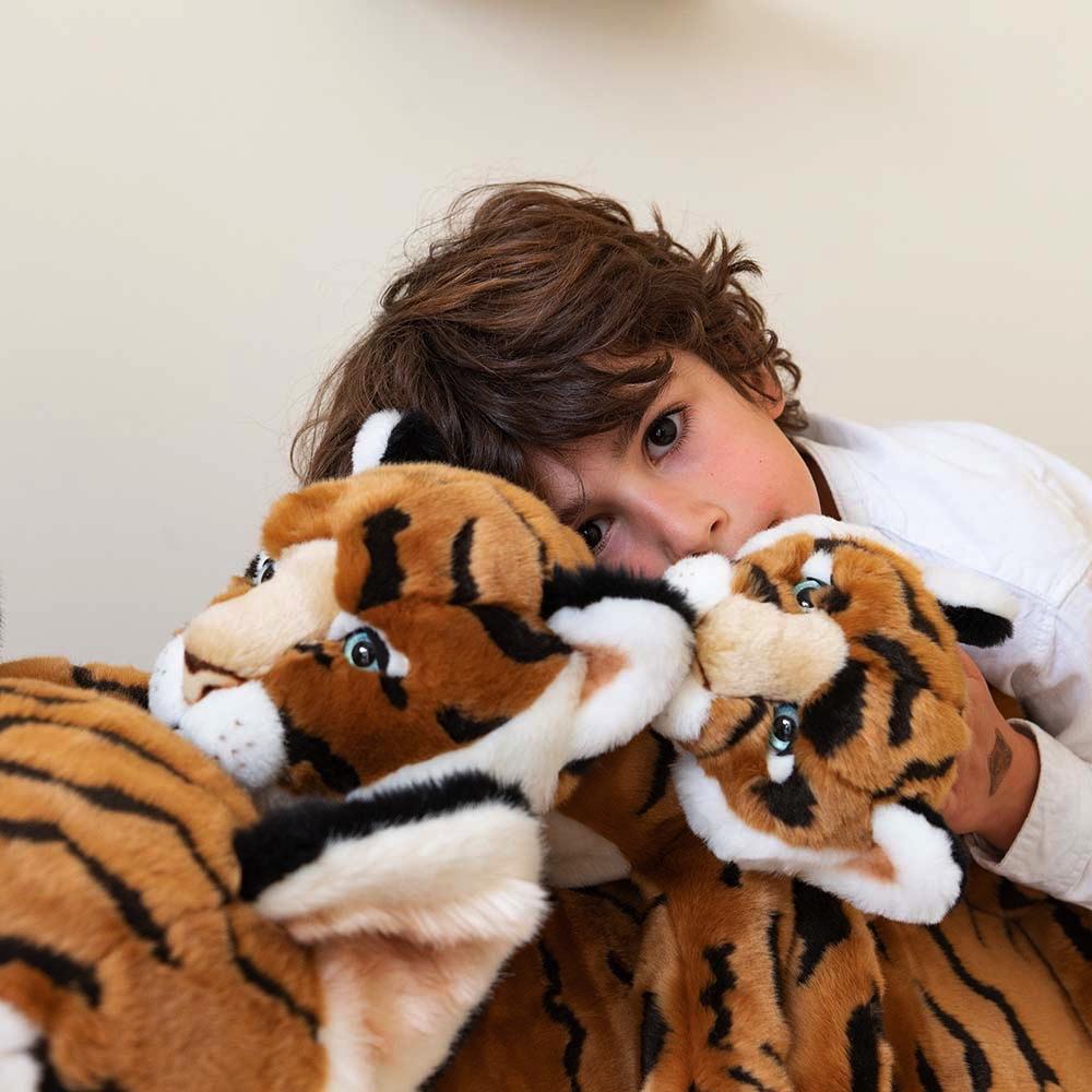 L'exception Ma Peluche Tigre César Multicolore La Pelucherie