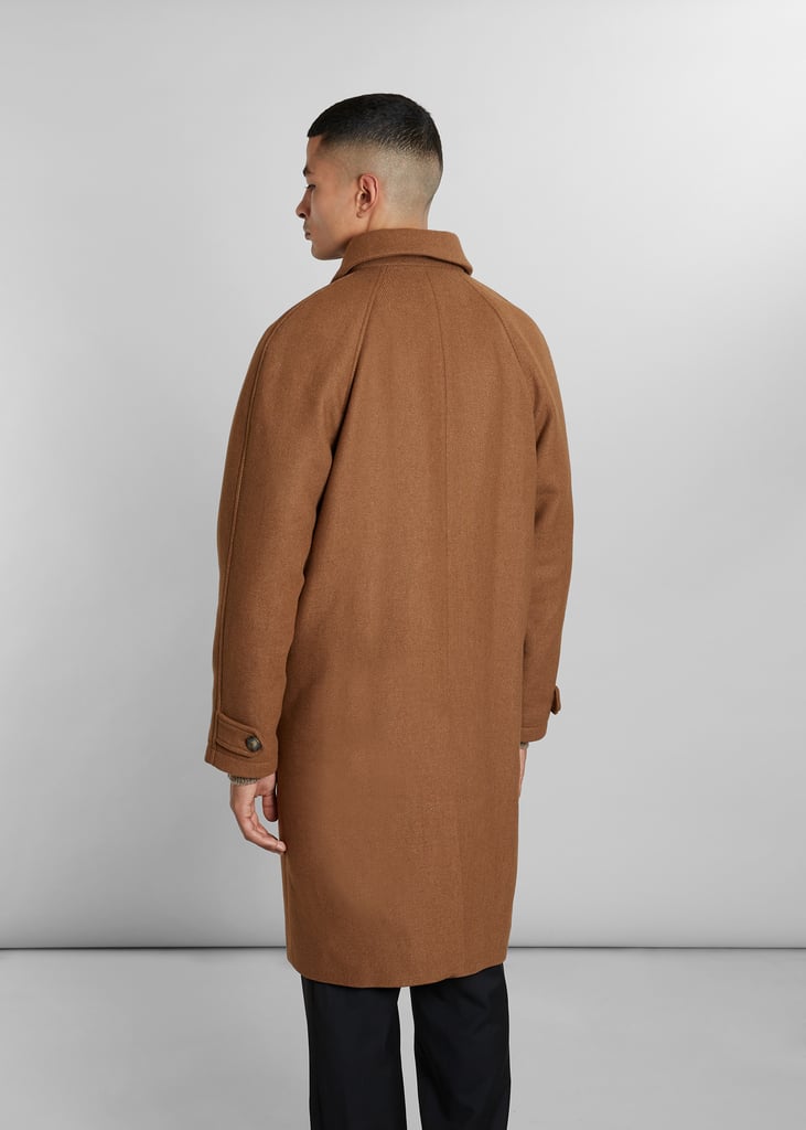 L'exception Mac Droit Ample Manches Raglan Fabriqué En France Caramel L'Exception Paris