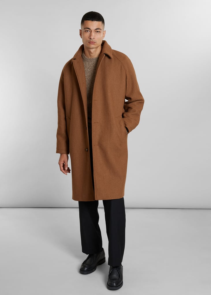 L'exception Mac Droit Ample Manches Raglan Fabriqué En France Caramel L'Exception Paris