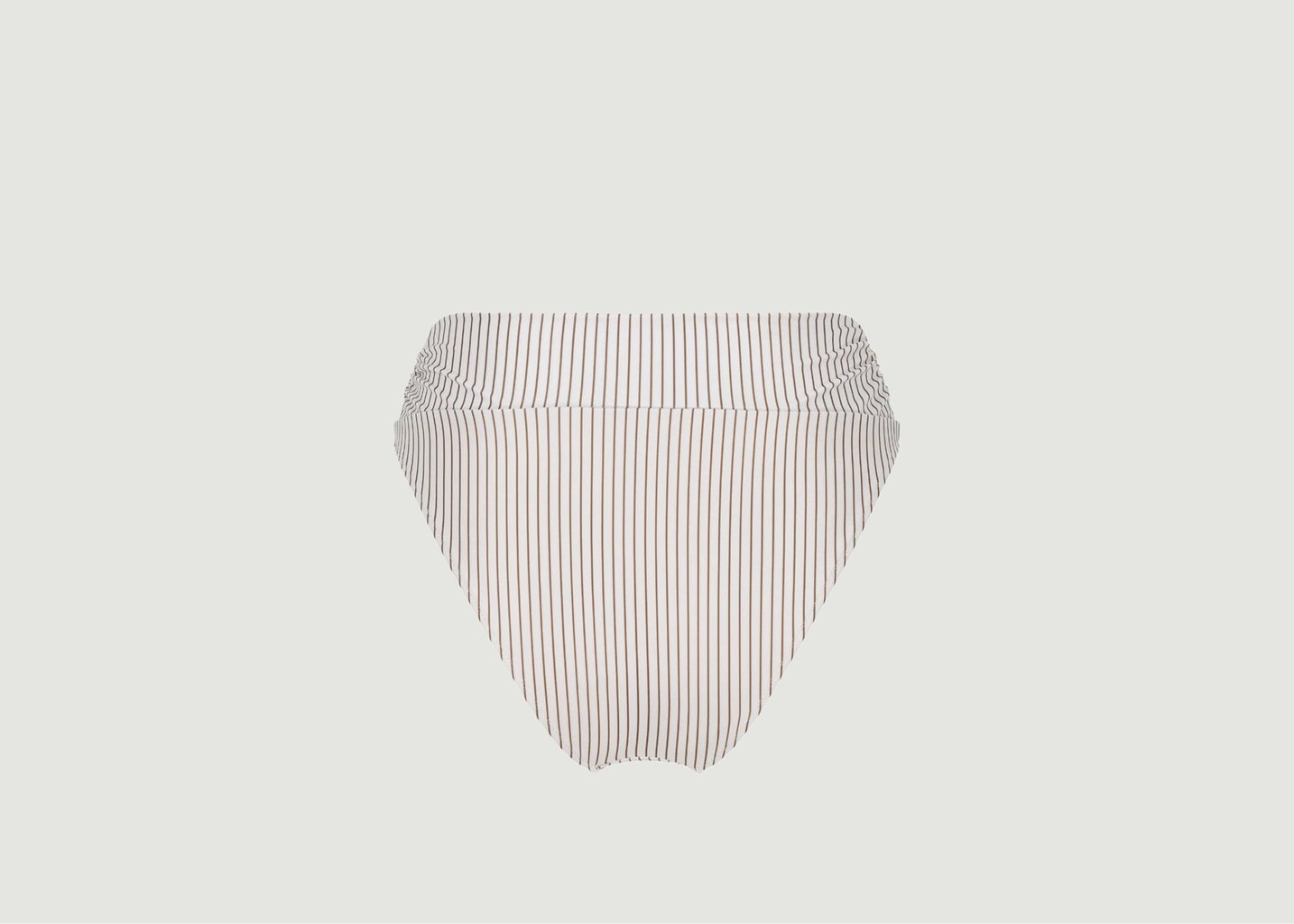 L'exception Maillot Culotte Taille Haute Myrto Blanc Nénés Paris