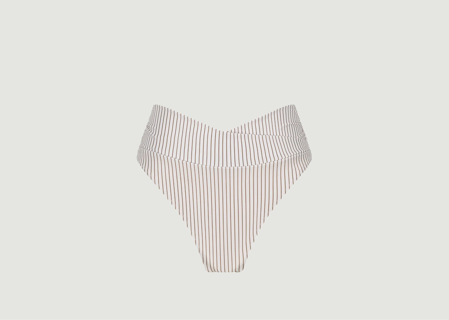 l'exception Maillot Culotte Taille Haute Myrto Blanc Nénés Paris