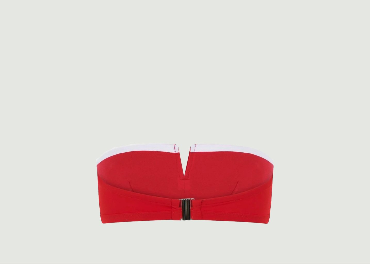 L'exception Maillot De Bain Bandeau L'Habillé Uni Rouge Apnee