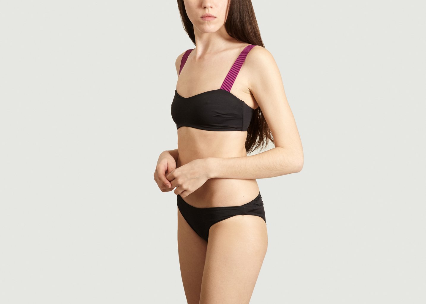 L'exception Maillot De Bain Deux Pièces Maïana Noir Albertine