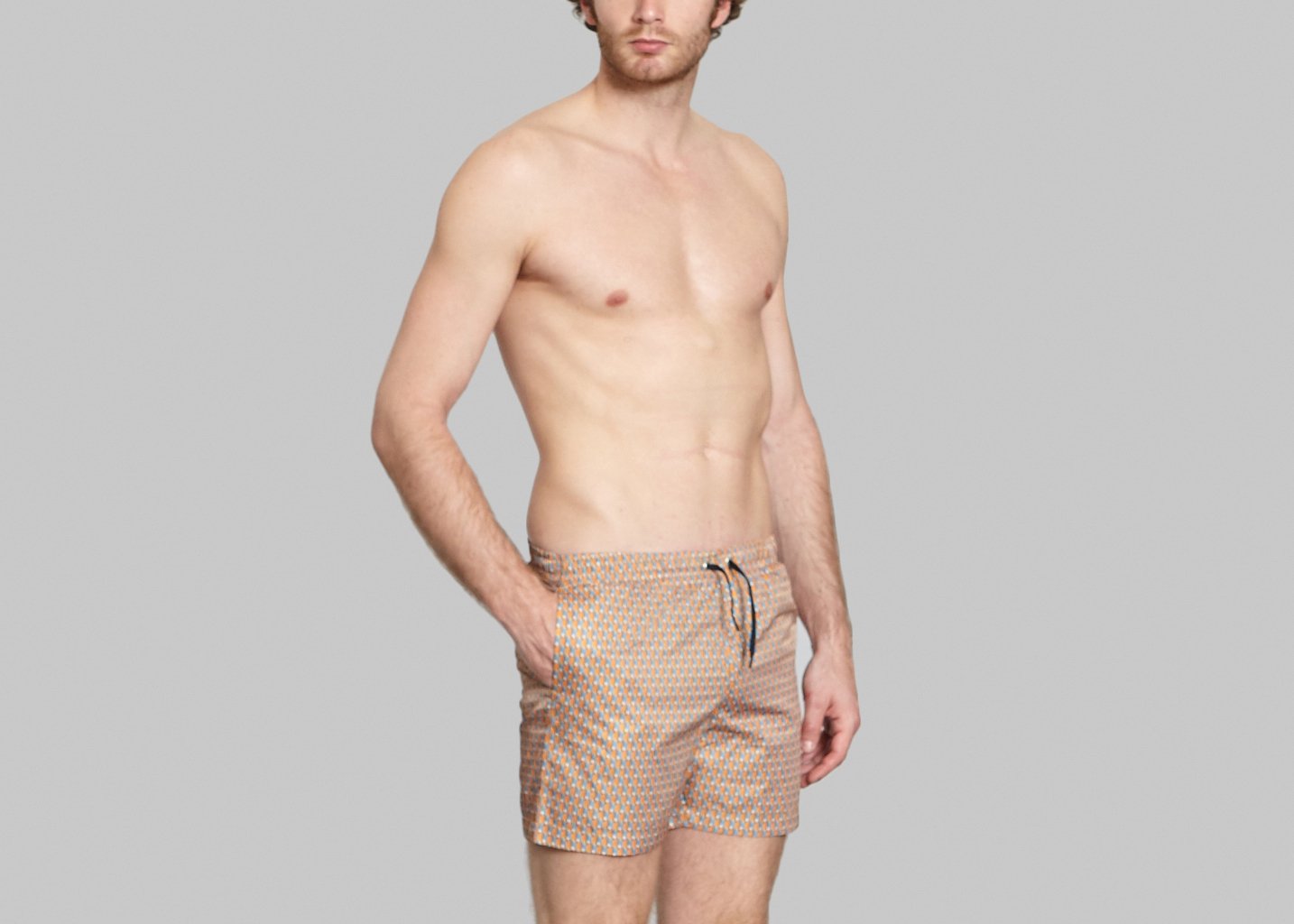 L'exception Maillot De Bain Drapeau Orange Château Landon