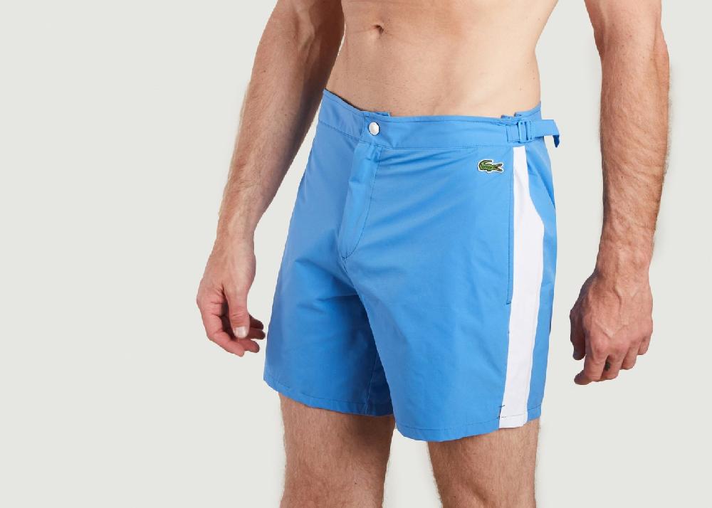 L'exception Maillot De Bain Léger En Polyester Blanc Lacoste