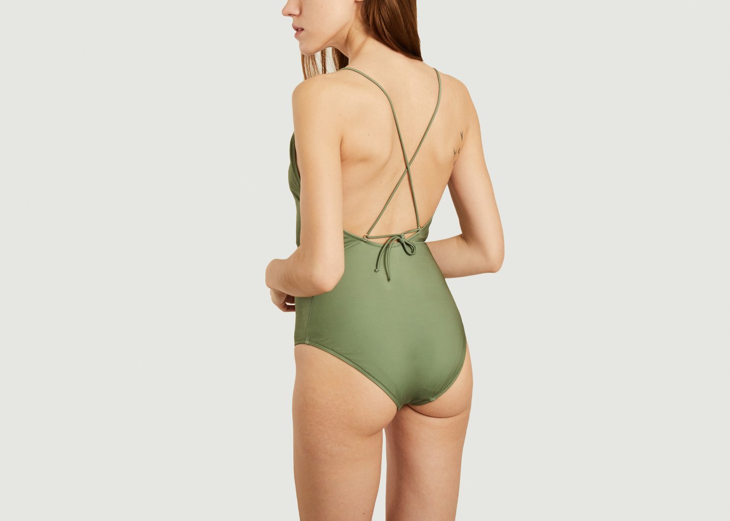 L'exception Maillot De Bain Une Pièce Kara Khaki Samsoe & Samsoe