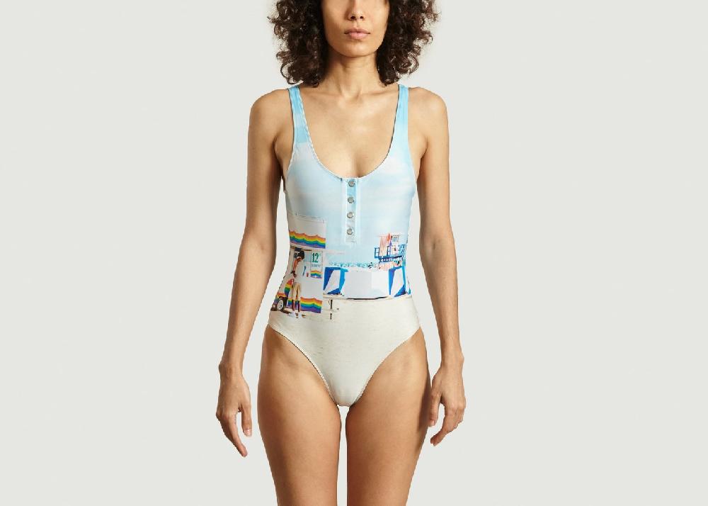 l'exception Maillot de bain une pièce Oriana Cabana Multicolore Albertine