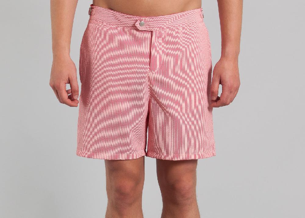 l'exception Maillot Ipa Seersucker Rouge Swim ology
