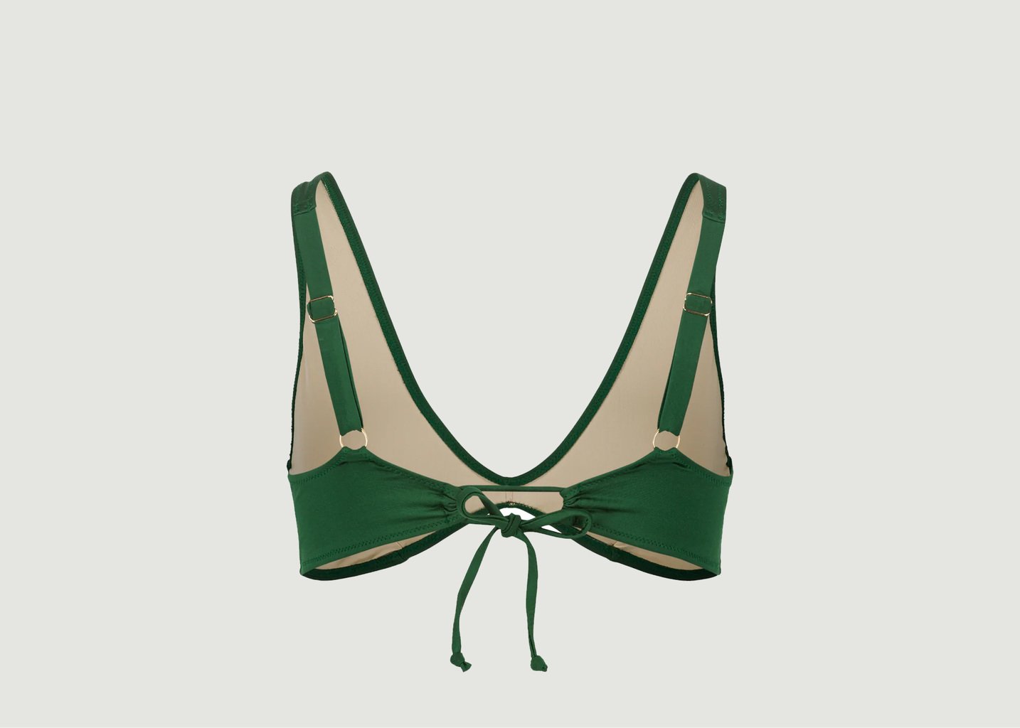 L'exception Maillot Top Iroise Vert Bouteille Nénés Paris