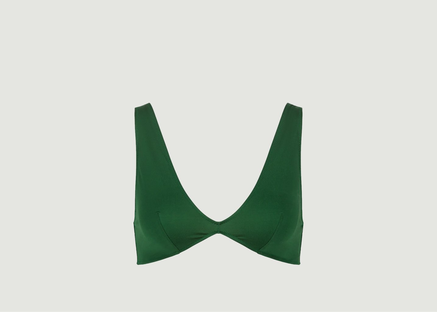 l'exception Maillot Top Iroise Vert Bouteille Nénés Paris