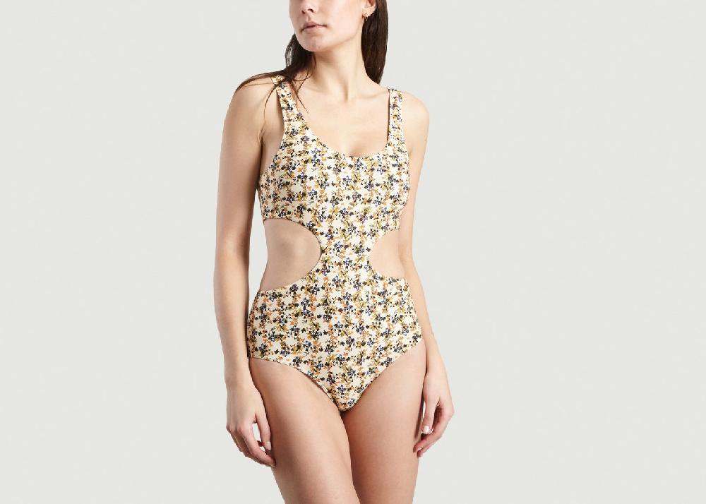 l'exception Maillot Une Pièce Billie Beige Roseanna