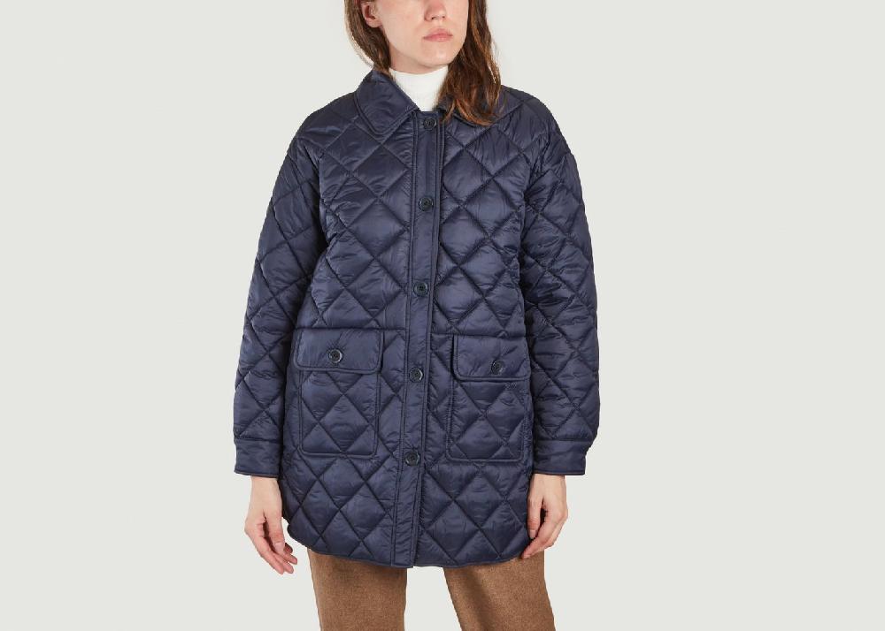 l'exception Manteau court Trash Nikita Bleu Marine Thinking Mu
