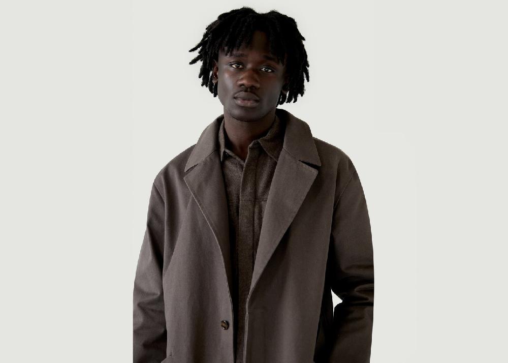L'exception Manteau En Coton Bruckstone Marron Walkers Appeal
