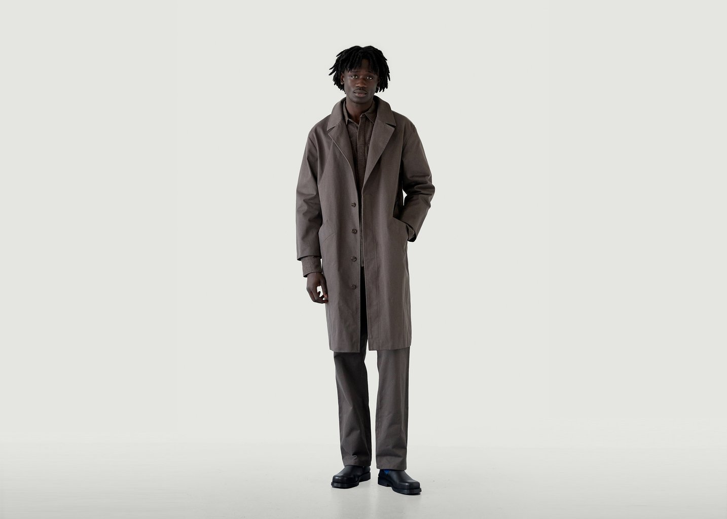 l'exception Manteau En Coton Bruckstone Marron Walkers Appeal