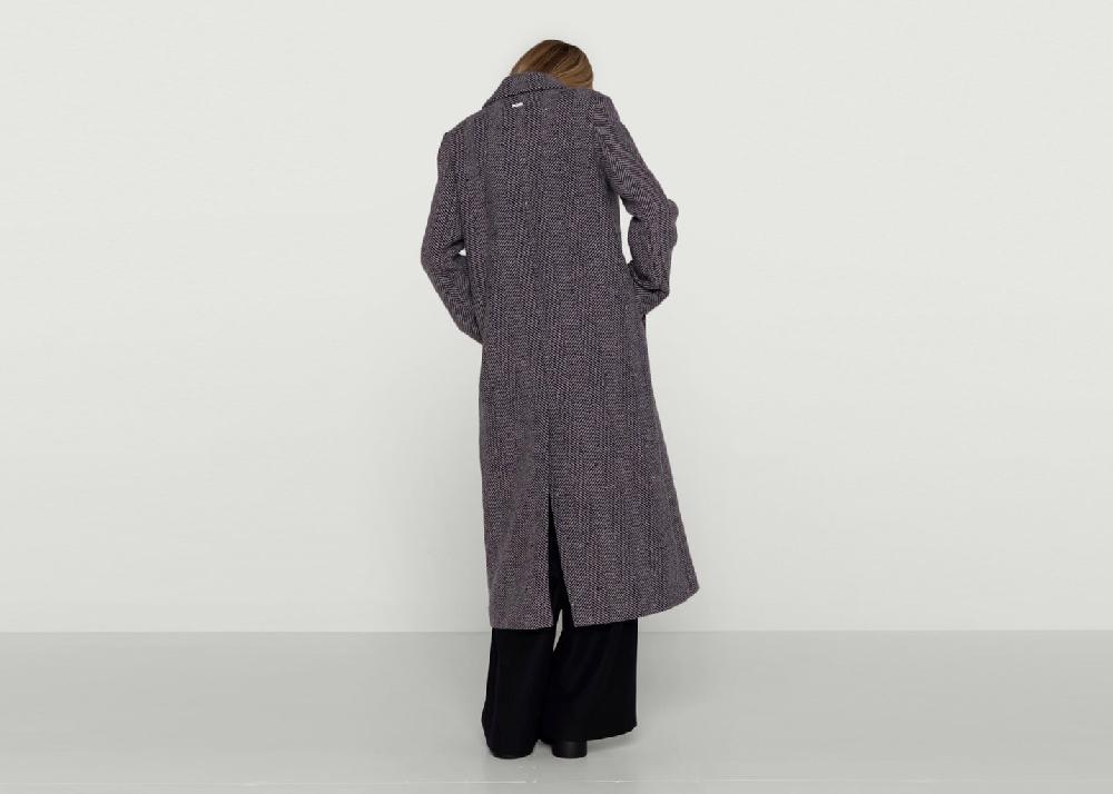 L'exception Manteau Long Pardessus Brabant Bleu Maison Lener