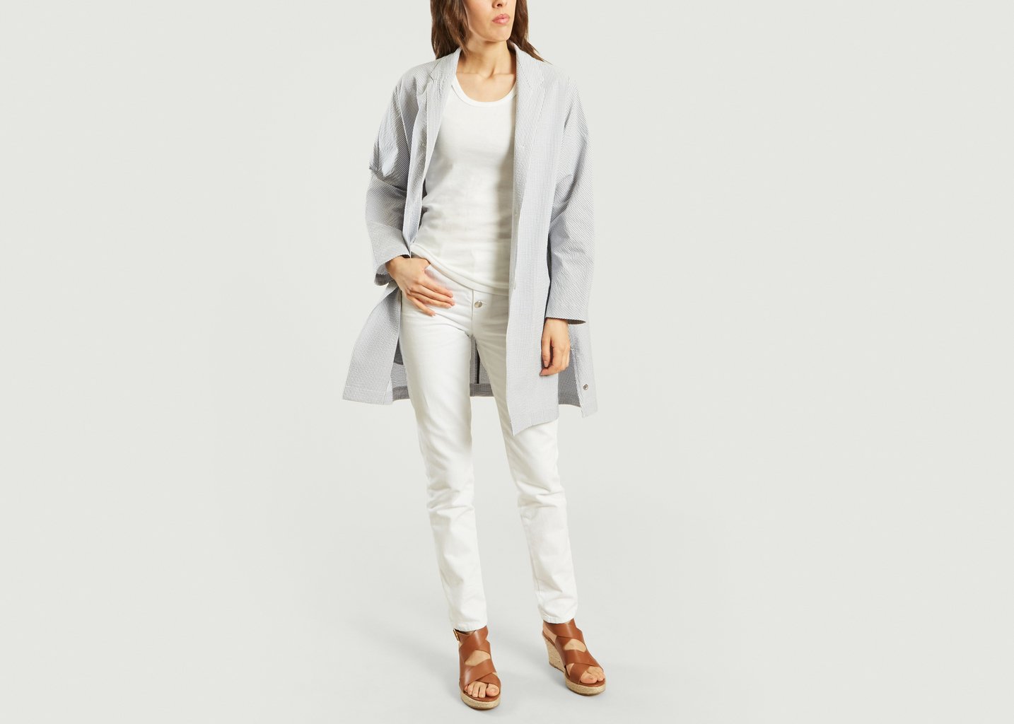 L'exception Manteau Opium Chambray Prêt Pour Partir