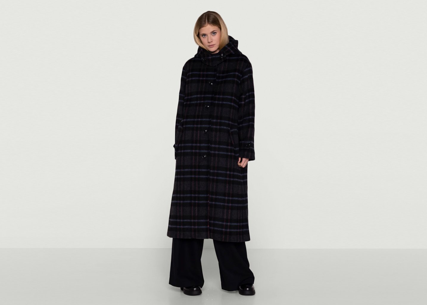 l'exception Manteau Oversize Briselame Multicolore Maison Lener