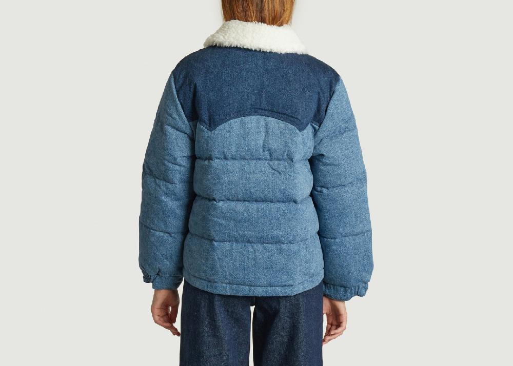 L'exception Manteau Western Puffer Denim Levi's Red Tab