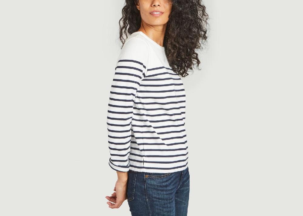 L'exception Marinière Iconique En Coton Bleu Marine Petit Bateau