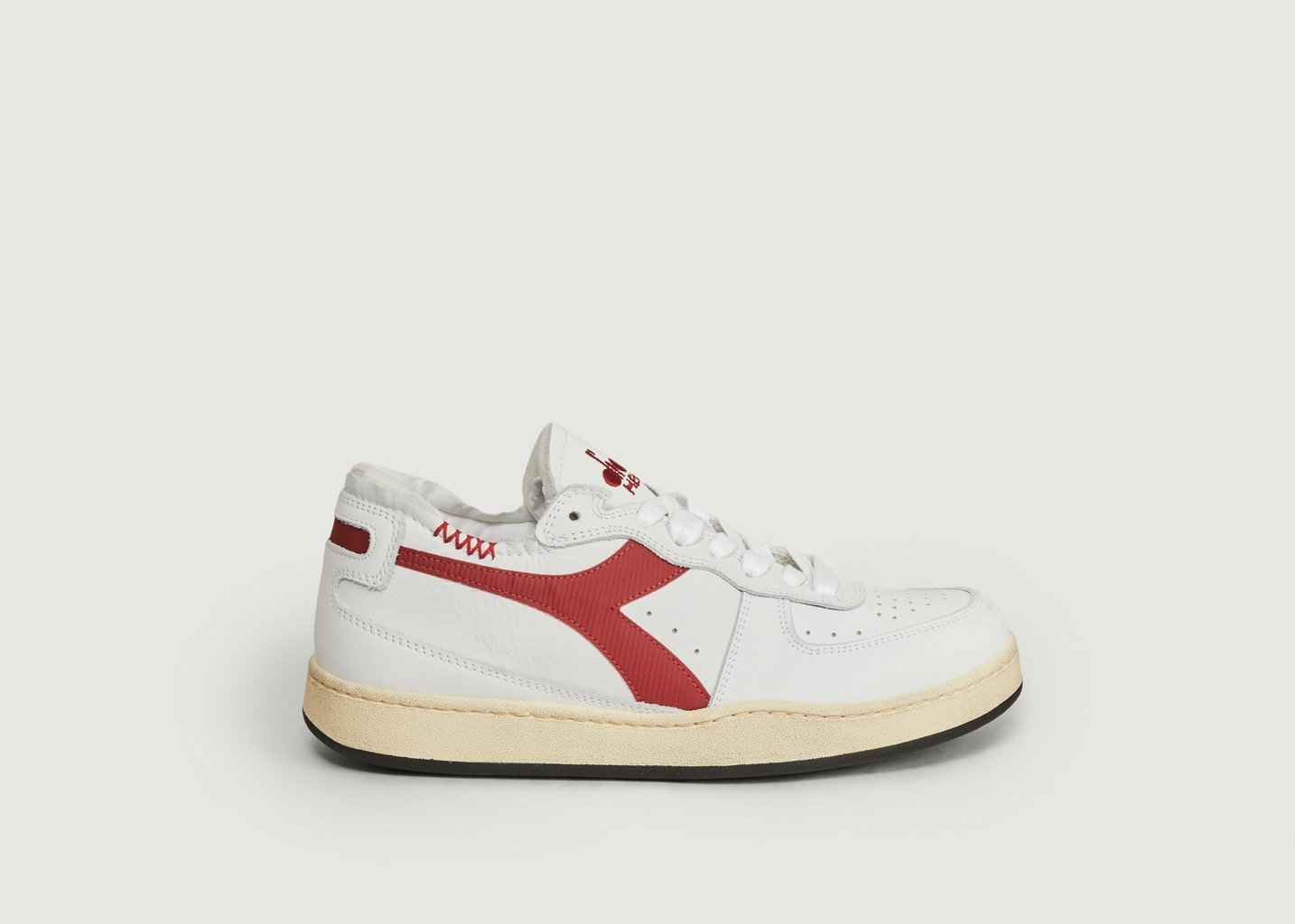 L'exception MI Basket Row Cut Blanc Diadora Heritage