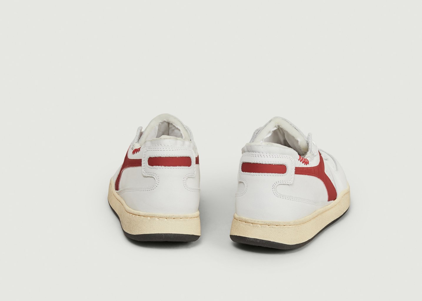 L'exception MI Basket Row Cut Blanc Diadora Heritage