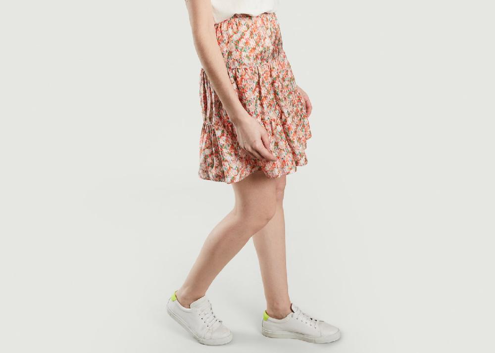 L'exception Mini Jupe Fleurie Multicolore See By Chloé