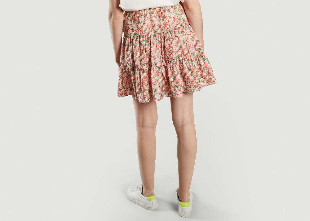 L'exception Mini Jupe Fleurie Multicolore See By Chloé