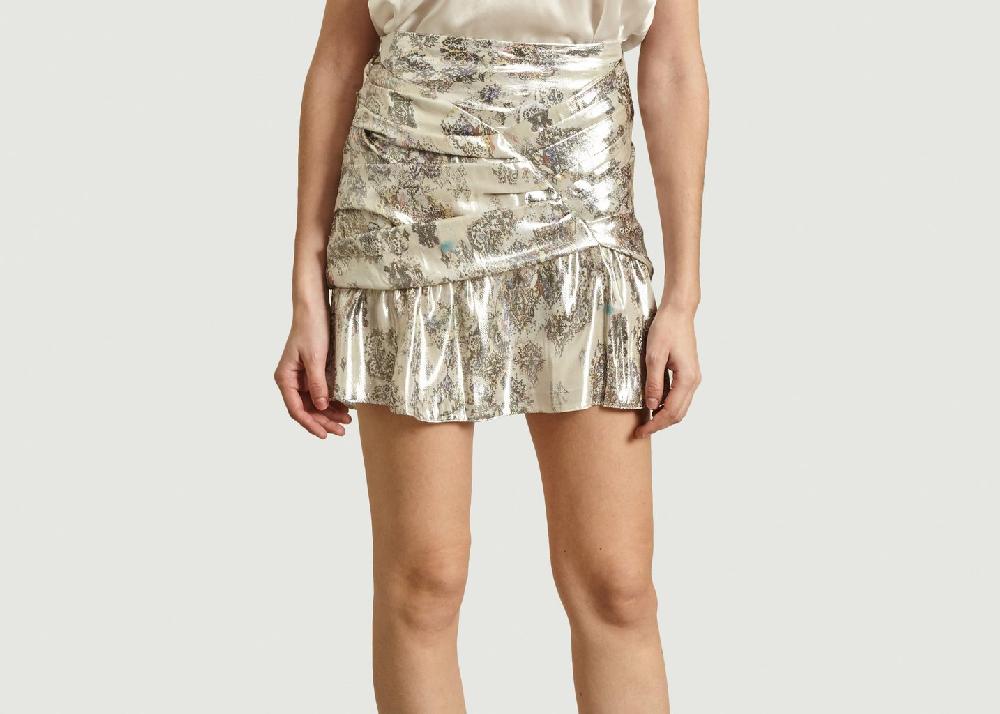 l'exception Mini jupe lamée Carila Multicolore IRO Paris
