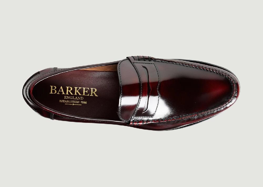 L'exception Mocassin Newington Bordeaux Barker Shoes