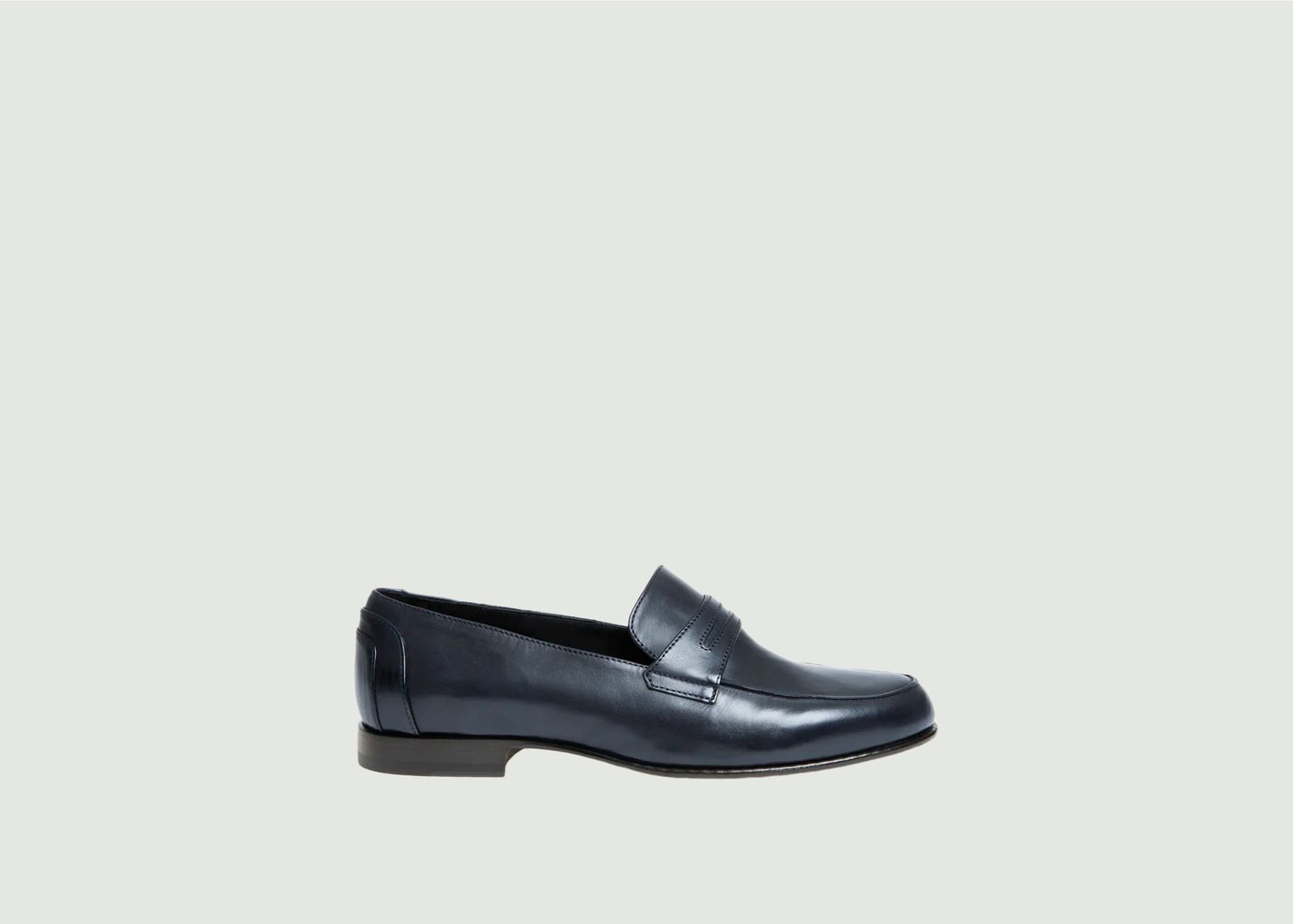 l'exception Mocassin Serge Bleu Marine Philippe Zorzetto