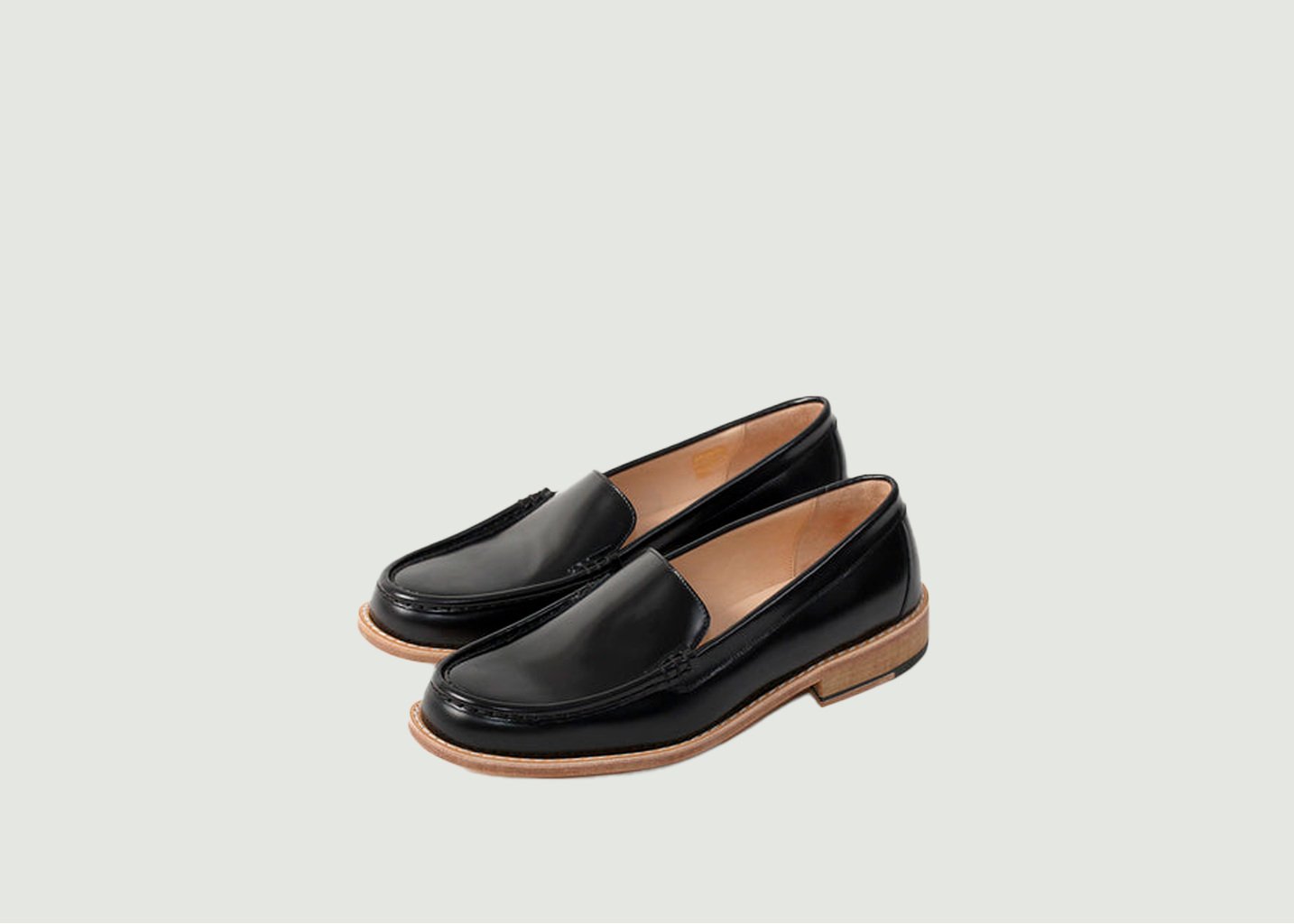 L'exception Mocassins 1er Jour Léger Noir Timothée Paris