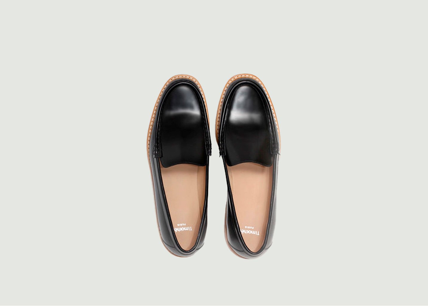 L'exception Mocassins 1er Jour Léger Noir Timothée Paris