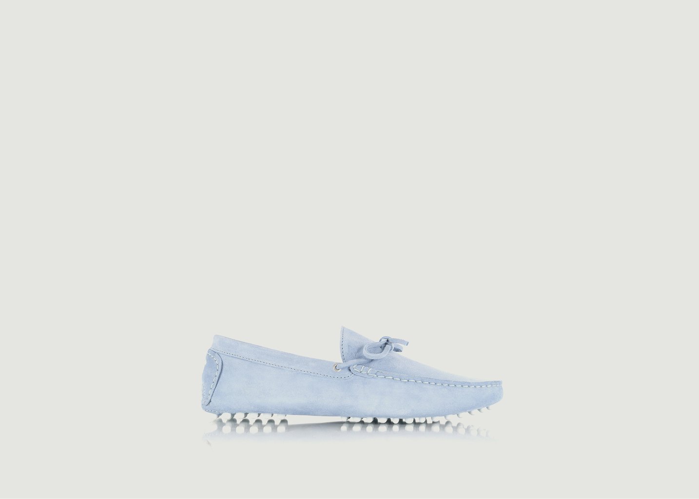 l'exception Mocassins en cuir suédé Ayrton Denim Bobbies Paris