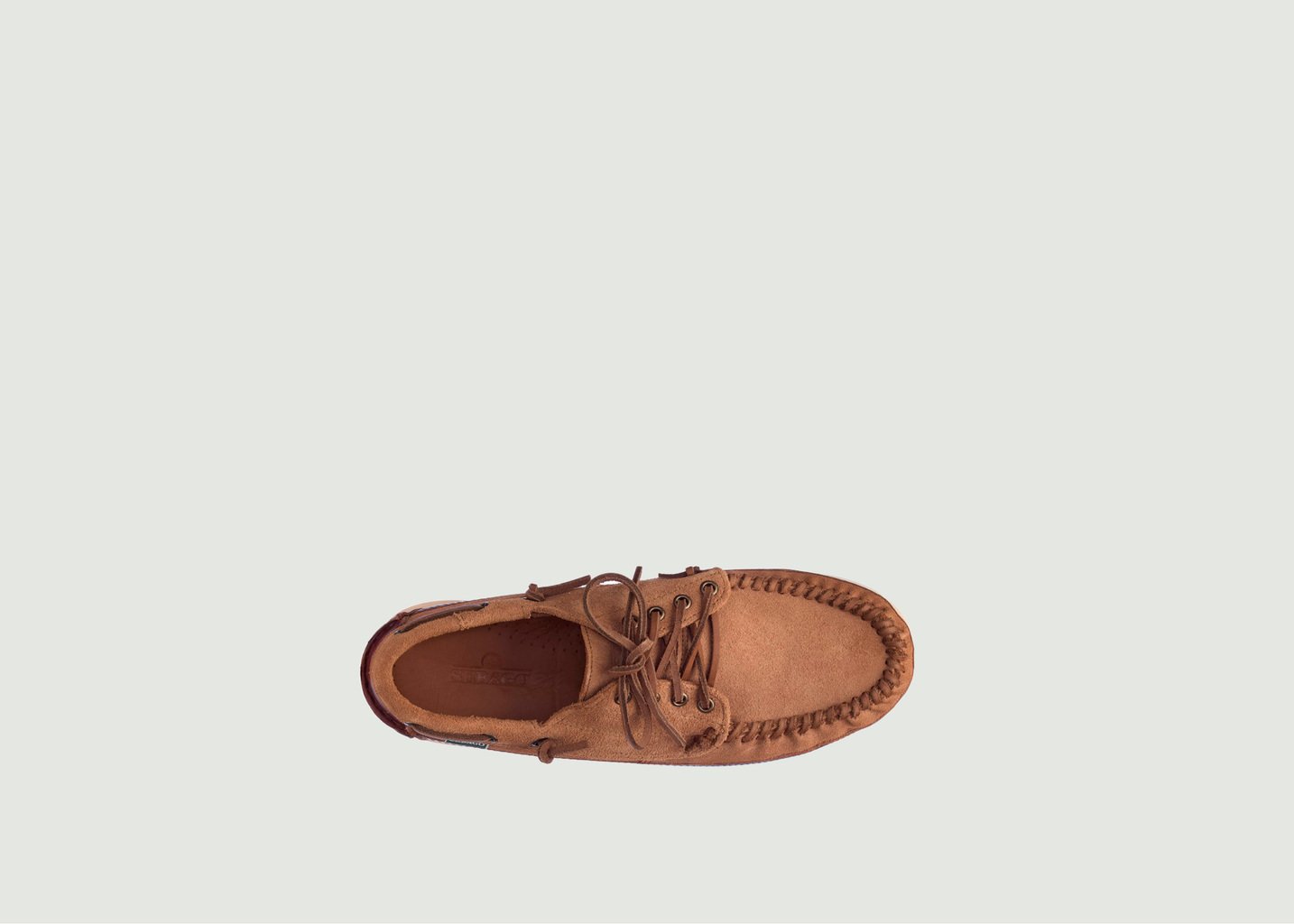 L'exception Mocassins En Daim Keuka Lea Canoe Marron Sebago