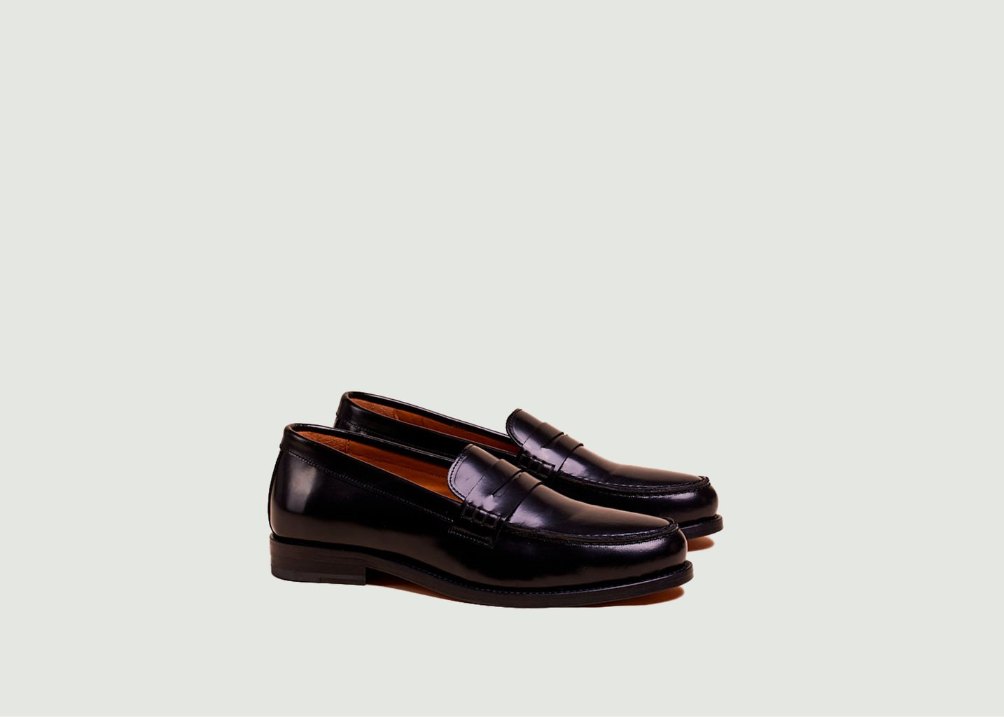 l'exception Mocassins Fanny Noir Odaje ex M.Moustache